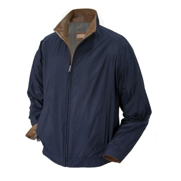Remy Lightweight Coat with Italian Lamb Skin Leather Collar/Cuffs Size Medium - Picture 1 of 8